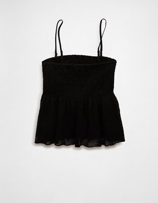 Бэби-долл AE Smocked, с топом на бретелях, кружево — American Eagle — фото 4