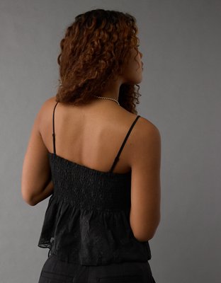 Бэби-долл AE Smocked, с топом на бретелях, кружево — American Eagle — фото 2