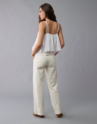 AE Pintuck Tie Front Cami