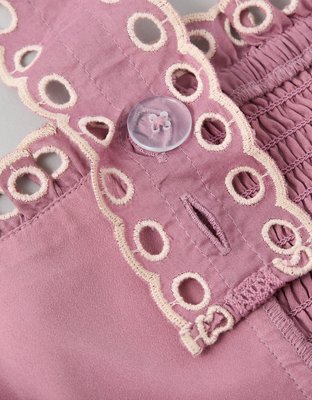 Haut écourté à œillets AE