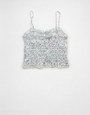 AE Tiered Ruched Tank Top