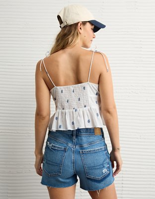 AE Tie Strap Corset Tank Top