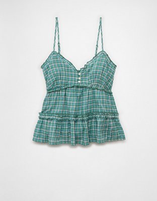 AE Ruffle Babydoll Tank Top