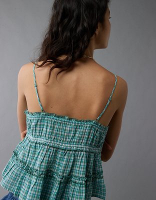 AE Ruffle Babydoll Tank Top
