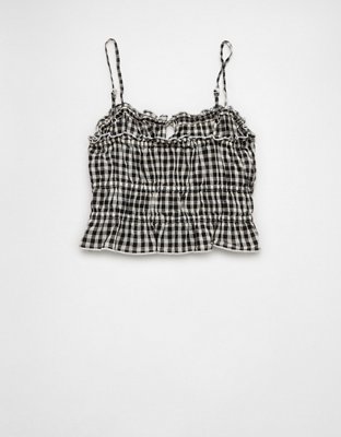 AE Tiered Ruched Tank Top