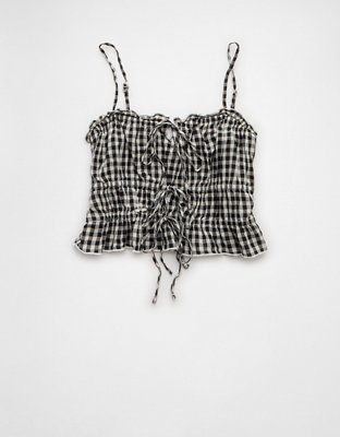 AE Tiered Ruched Tank Top