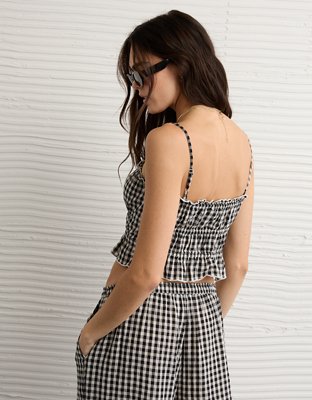 AE Tiered Ruched Tank Top