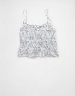 AE Tiered Ruched Tank Top