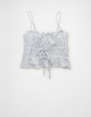 AE Tiered Ruched Tank Top