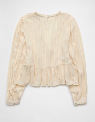 AE High Neck Lace Blouse