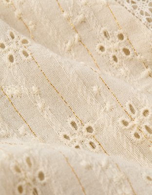 AE High Neck Lace Blouse