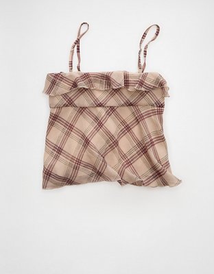 AE Ruffle Tie-Front Cami Top