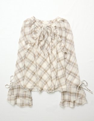 AE Long Sleeve Reversible Blouse