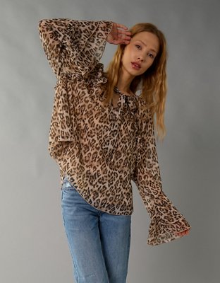 AE Long Sleeve Reversible Blouse