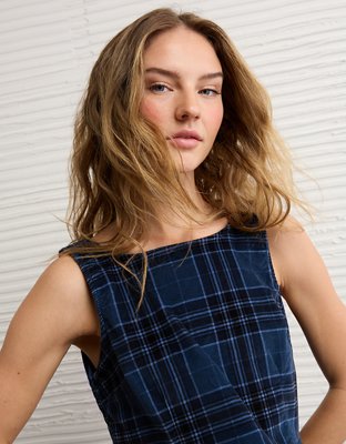 AE Back Bow Peplum Tank Top