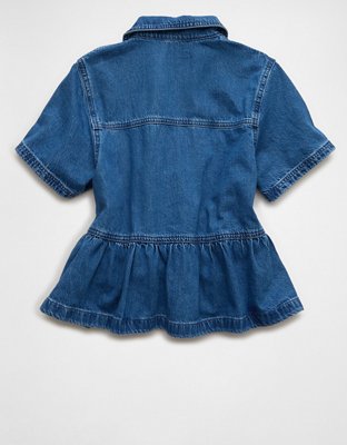 AE Denim Popover Shirt