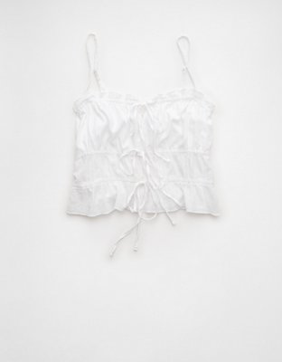 AE Tiered Ruched Tank Top