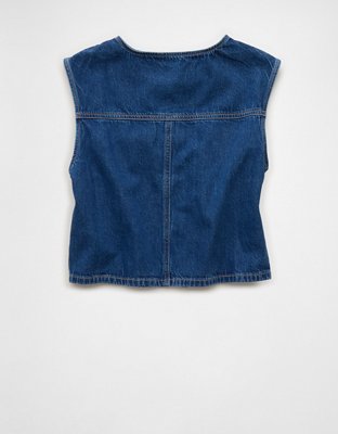 AE Boxy Denim Vest