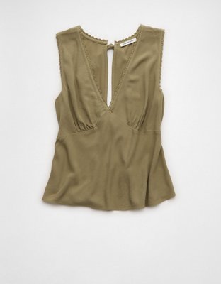 AE V-Neck Tie Back Top