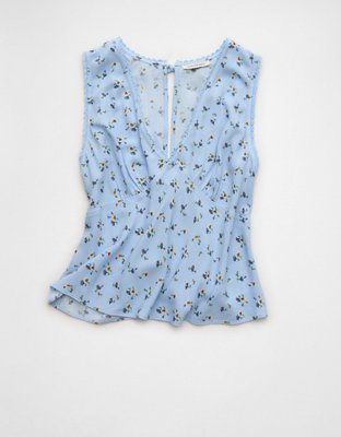 AE V-Neck Tie Back Top