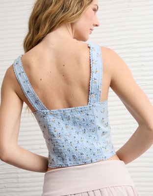 AE Ruched Corset Top | American Eagle