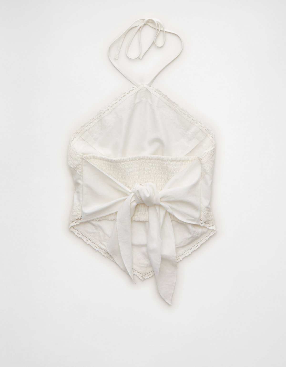 AE Linen-Blend Bandana Halter Top - image 5