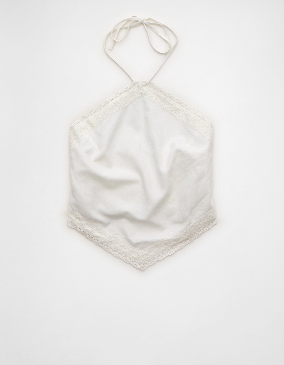 AE Linen-Blend Bandana Halter Top - image 4