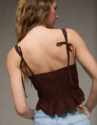 AE Fitted Peplum Cami