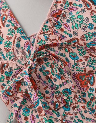 AE Cropped Side-Tie Bandana Cami