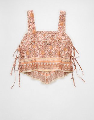 AE Cropped Side-Tie Bandana Cami