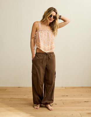 AE Cropped Side-Tie Bandana Cami from American Eagle - $39.95