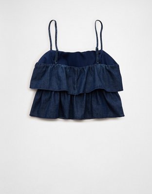 AE Tiered Pintuck Cami Top | American Eagle