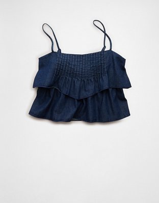 AE Tiered Pintuck Cami Top