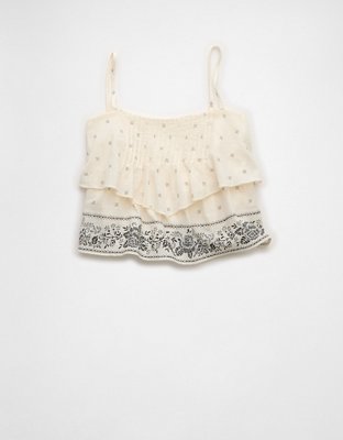 AE Tiered Pintuck Cami Top