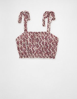 AE Bubble Bra Cropped Tank