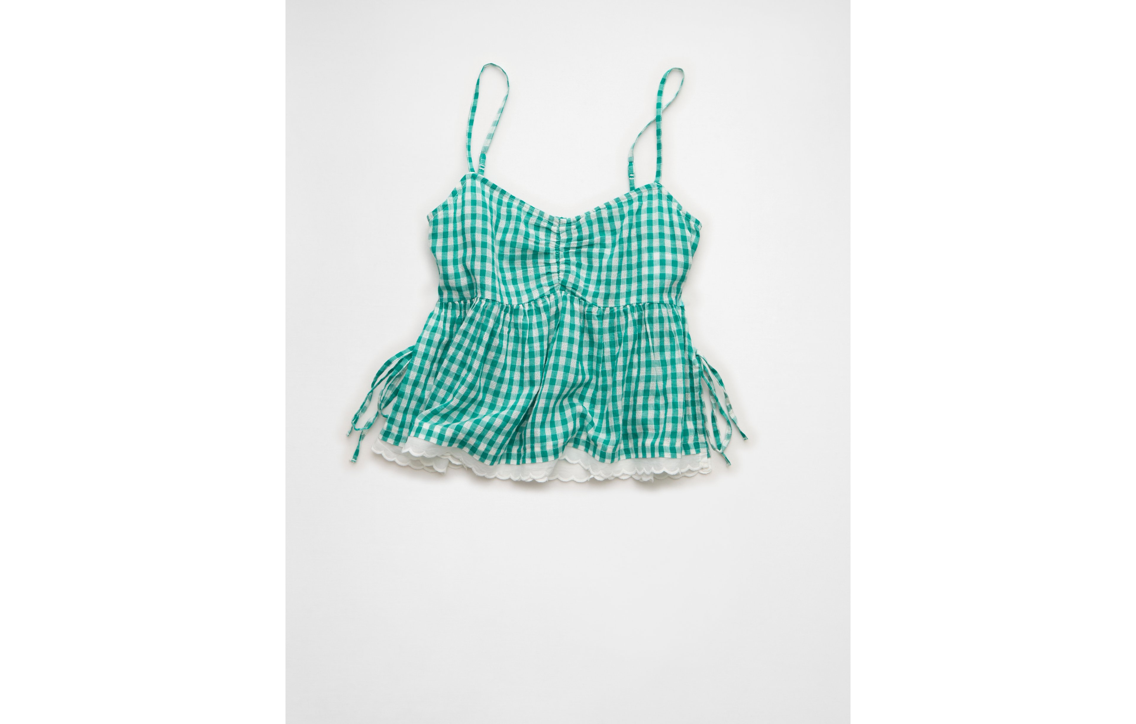AE Gingham Side-Tie Cami