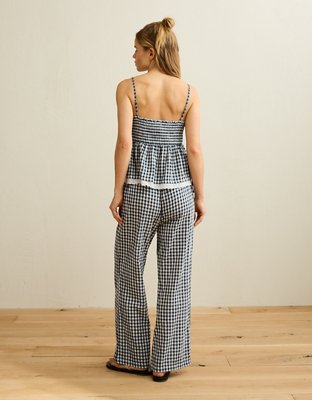 AE Gingham Side-Tie Cami | American Eagle