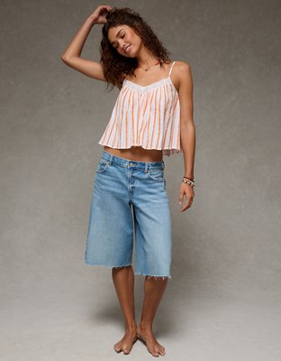 AE Cropped Lace-Trim Cami from American Eagle - $34.95