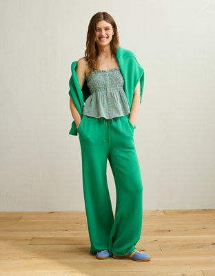 AE Smocked Button-Up Cami