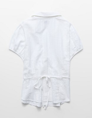 AE Short-Sleeve Button-Up Shirt