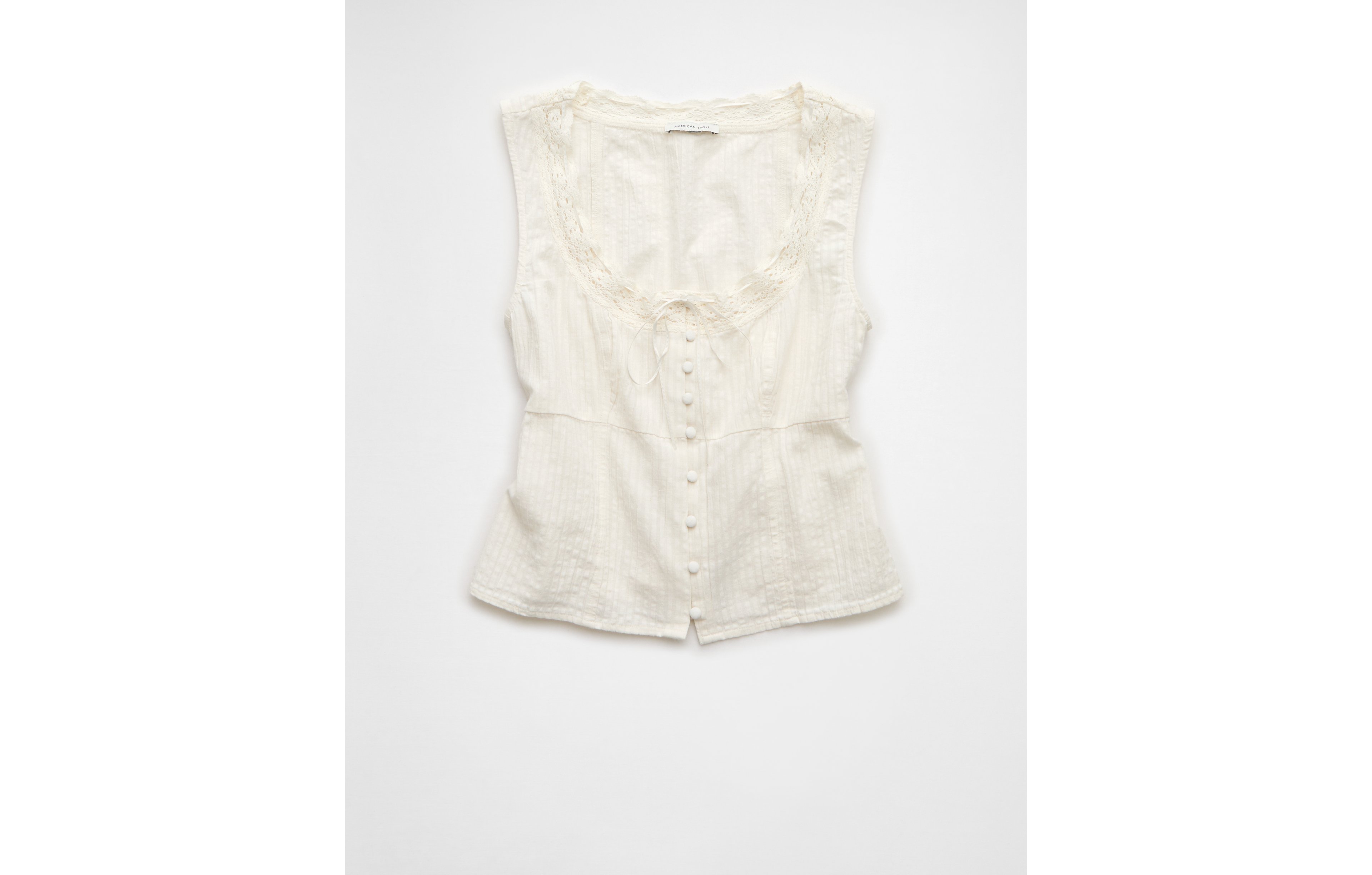 AE Scoop Neck Lace Blouse