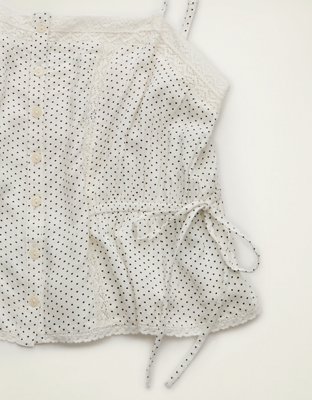 AE Tie-Waist Button-Up Cami