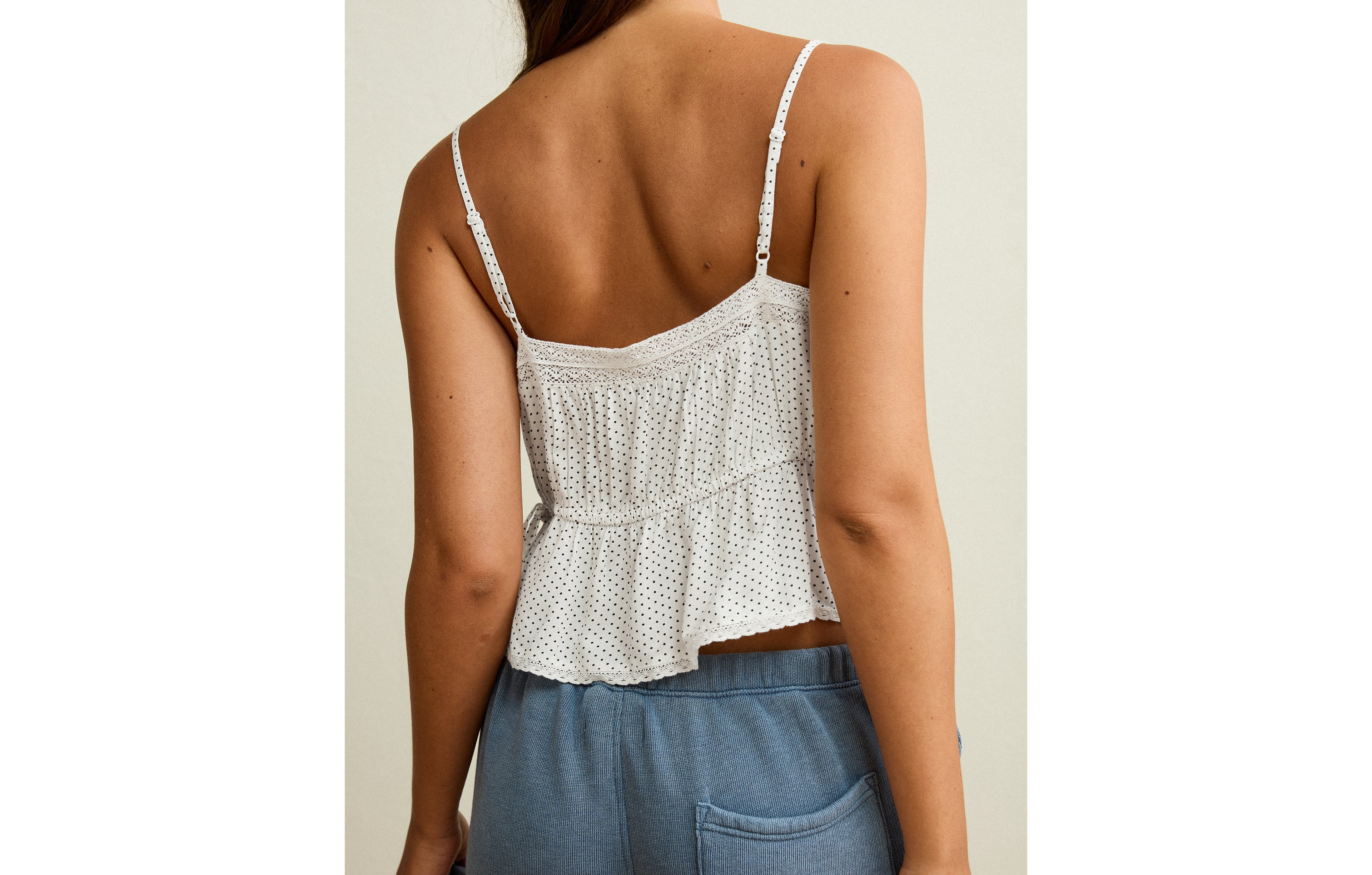 AE Tie-Waist Button-Up Cami