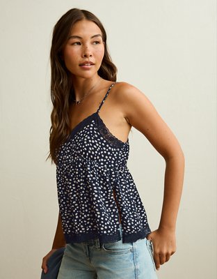 AE Lace-Trim Ditsy Cami