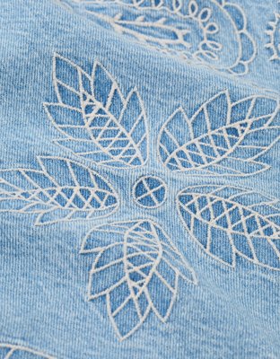AE Embroidered Denim Cami