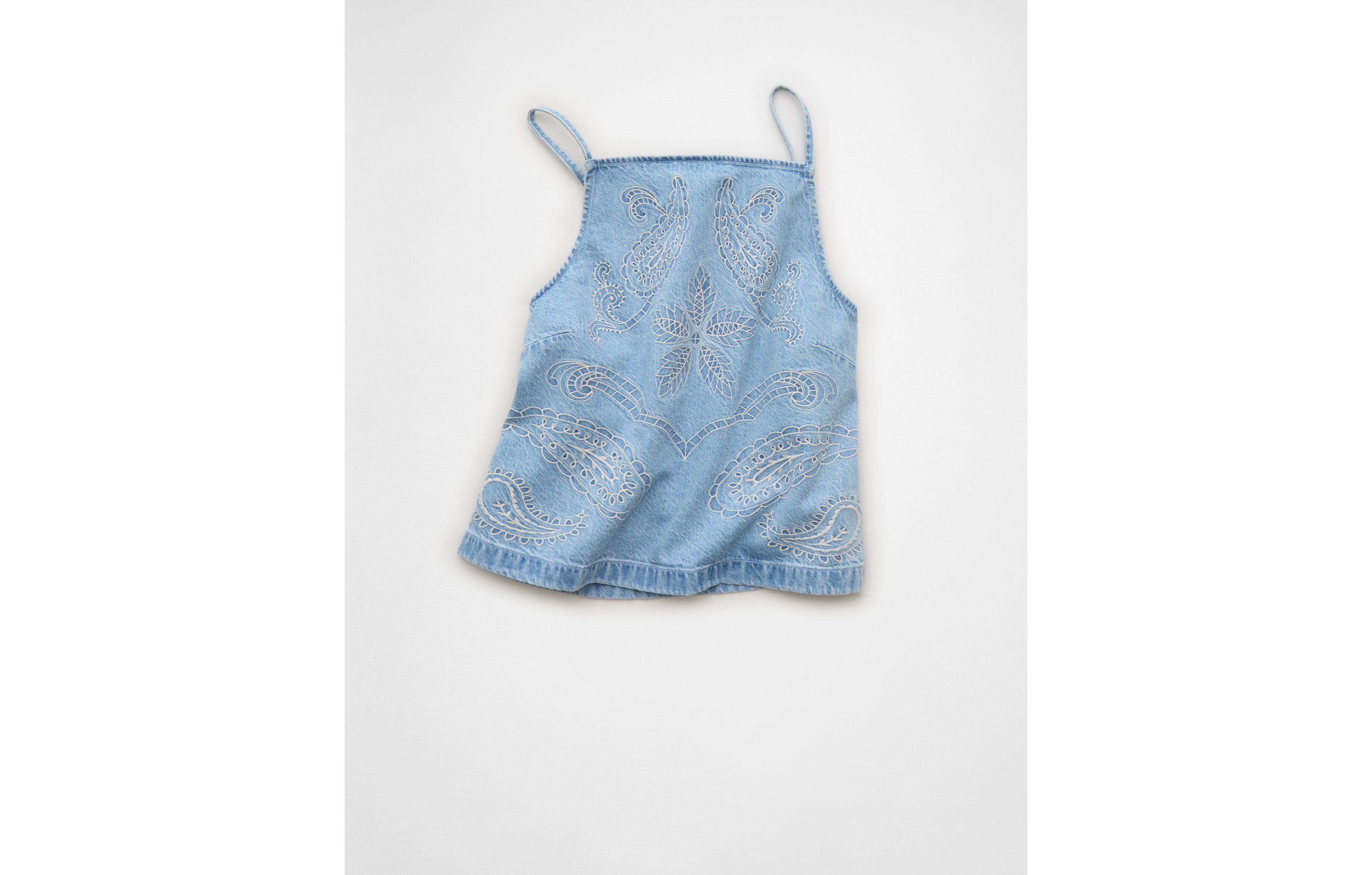 AE Embroidered Denim Cami