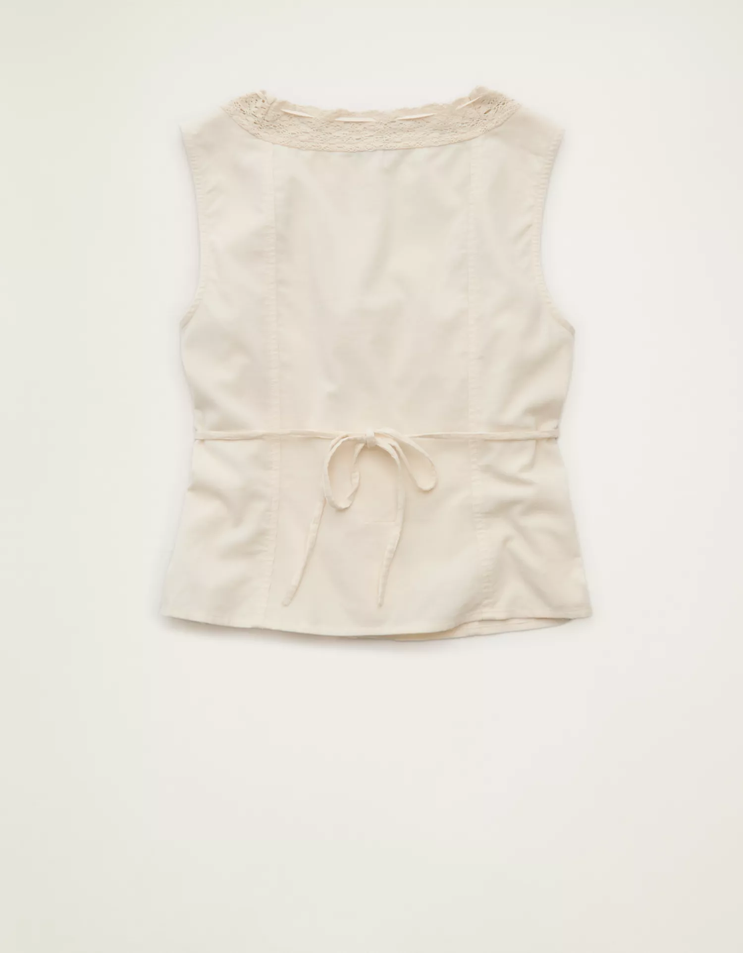 AE Lace-Trim Scoop Neck Tank - thumbnail 5