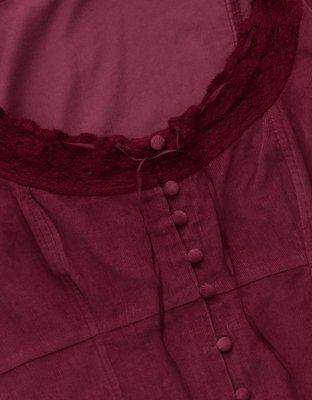 AE Lace-Trim Scoop Neck Tank