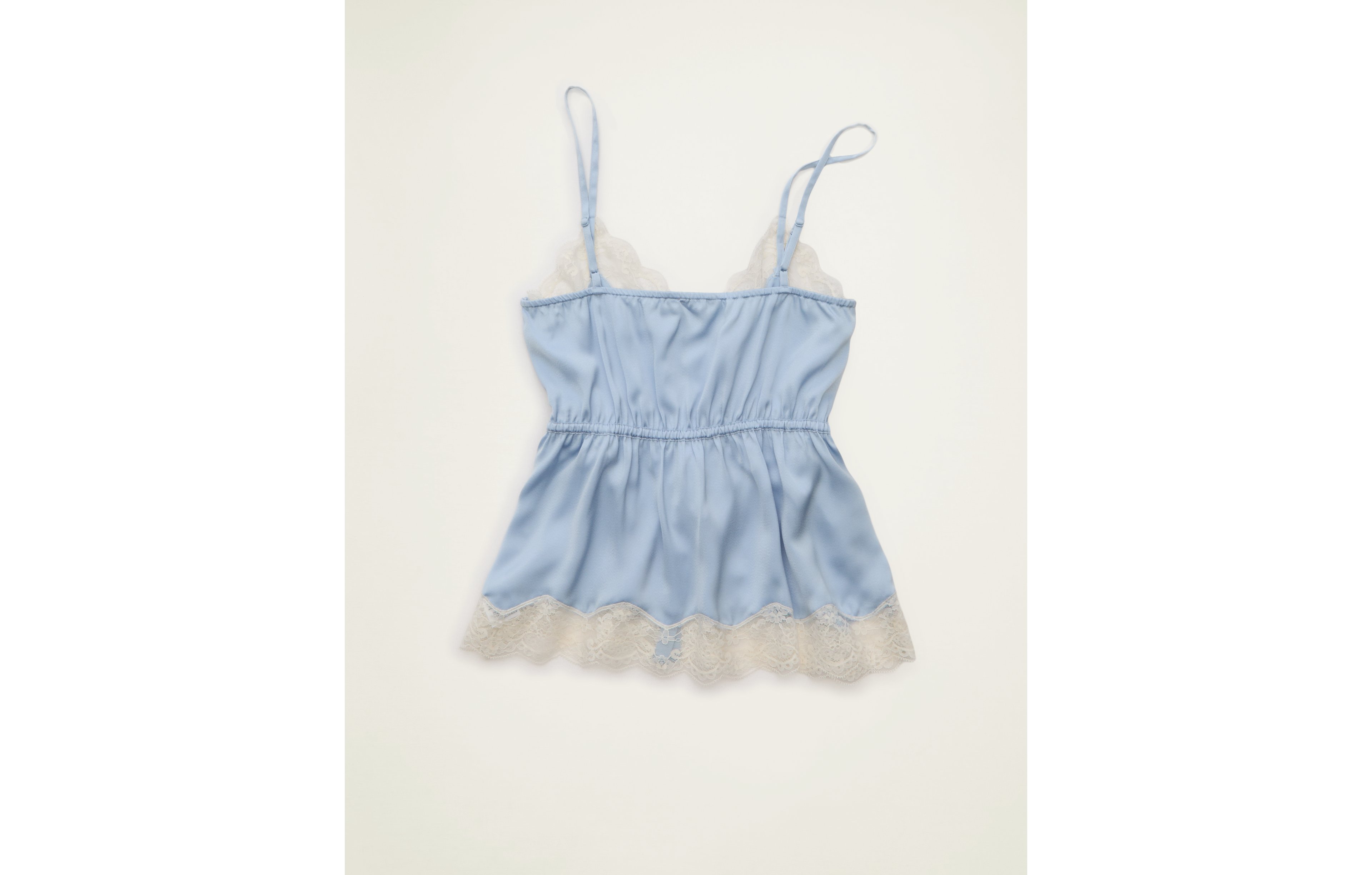 AE Lace Trim Button-Up Top