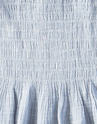 AE Smocked Cropped Tube Top